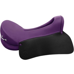 อานม้าแข่งแบบอังกฤษ หนังหลากสี น้ำหนักเบา 3 กก. คุณภาพสูง ออกแบบพิเศษ โครงไฟเบอร์กลาส ขนาดเบาะ 16-18 นิ้ว - Product Image 4