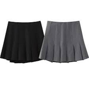 Sac fendu au dos mi-long jupe hanche daim couleur unie crayon professionnel mini jupe en une étape - Product Image 4