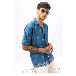 Camisas de algodón personalizadas para hombre con impresiones fotográficas únicas Diseña tu propia Camisa estampada de algodón con mensajes personalizados - Product Image 4