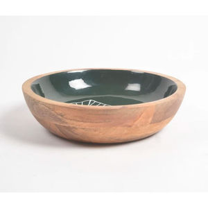 Cuenco de madera esmaltada natural para sopa, ensalada, hogar, Cocina, Salud, cuencos de madera para decoración de bodas y fiestas, vajilla, suministros - Product Image 5