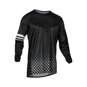 Camiseta de Motocross de Manga Larga con Estampado de Secado Rápido para Verano, con Logotipo Frontal Sublimado para Hombres Adultos - Product Image 6
