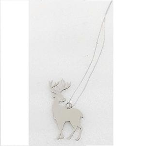 Luxury <b>Reindeer</b> Stainless Steel Set of 3 pcs <b>Christmas</b> Decorative With Oval Metal Base Mirror Polish Finished for Home Decor. - Product Image 6