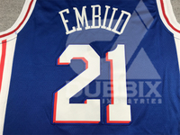 Maillot de basket rétro en mesh de haute qualité, personnalisable, pour hommes, Harden 1, Iverson 3, Embiid 21, respirant, 100% polyester, vente en gros