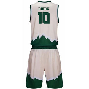 Uniformes de Baloncesto Personalizados para Hombre, Adultos, Transpirables, Absorbentes de Humedad, Impresión Serigráfica, 100% Poliéster, Ropa Deportiva sin Mangas - Product Image 3