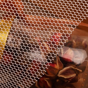 Vải Lưới Cứng Cứng Hình Lục Giác Dệt Kim Chắc Chắn Màu Trắng <span class=keywords><strong>50D</strong></span> 100% Polyester Dành Cho Váy Cưới Cô Dâu Có Hàng - Product Image 4