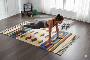 พรมขนสัตว์เทียมทำมือ คุณภาพดี ราคาส่ง ซักเครื่องได้ เป็นมิตรกับสิ่งแวดล้อม หลากสี สำหรับตกแต่งบ้านและการเดินทาง - Product Image 4