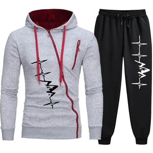 2025 hommes nouveau jogging costume pull à capuche veste pantalons de survêtement 2 pièces costume hommes mode décontracté automne et hiver veste - Product Image 3