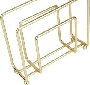 Porte-serviettes en métal distributeur de mouchoirs autoportant paquet de table plaque métallique supports pour affichage - Product Image 4