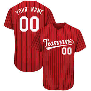 Jersey de béisbol personalizado para hombre al por mayor ropa deportiva transpirable de alta calidad nuevo diseño precio barato - Product Image 2