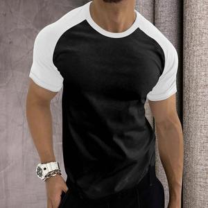 <b>Men's</b> Spring Summer Color Casual Sports Block Sleeves Raglan Round Neck T-<b>shirt</b> Cotton <b>Shirt</b> Soft <b>Men's</b> <b>Shirts</b> - Product Image 5