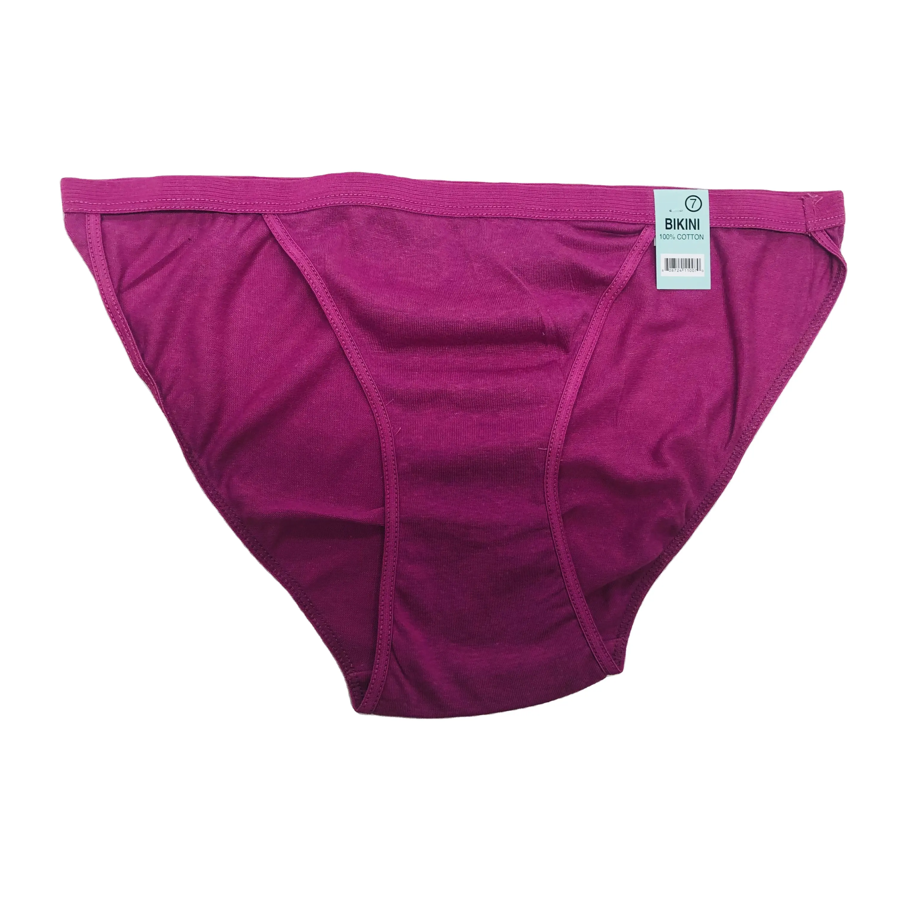 Essentials Mulheres Roupa Interior Biquíni Tanga de Algodão, Pack de 6 calcinhas | | g string tanga sexy panty