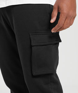 Pantalons de survêtement d'hiver de couleur unie pour hommes, bas de jogging, polyester antistatique, coton, bas de sport pour adultes - Product Image 4