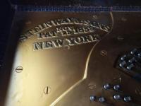19th Century Antique Steinway Square Piano Pat. 1859 Museum-Grade Ornate Collectible USA Made Museum-Grade Antique