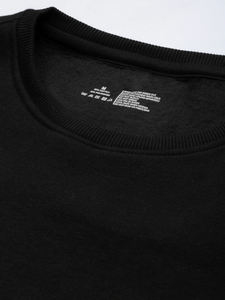 Ensemble survêtement de haute qualité, noir jet, demi-zip, coupe régulière, hiver, écologique, respirant, survêtement personnalisé imprimé, sweat-shirt et pantalon - Product Image 2