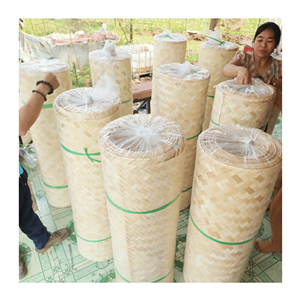 Malla de Bambú, Lámina de Bambú, Color Natural, Malla de Caña de Bambú para Muebles Personalizados, Mesas de Consola y Diseñadores de Interiores, Vietnam - Product Image 6