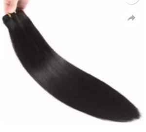 Bundles de cheveux humains indiens vierges Remy non traités de 28 à 30 pouces Extensions de couleur naturelle Matière première douce et saine - Product Image 1