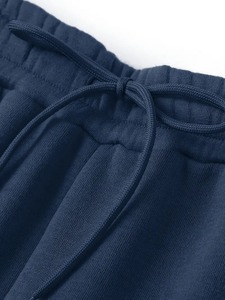 Setelan pakaian olahraga kasual pria, jaket Zip-Up bergaris & Jogger paduan katun organik bisa dicuci sempurna untuk musim gugur musim dingin - Product Image 4