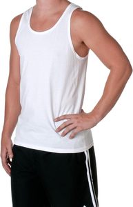 Camiseta sin mangas básica para hombre, camisetas informales de 100% algodón, camiseta sin mangas de alta calidad para hombre, camiseta sin mangas a precio barato - Product Image 3