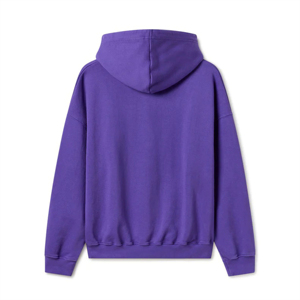 Sweat à capuche en molleton de coton 100% avec logo personnalisé en gros pull à capuche oversize avec logo personnalisé - Product Image 2