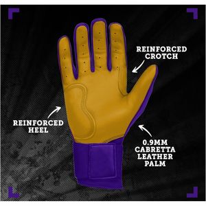 Top des tendances Offre Spéciale joueur d'équipe professionnel de haute qualité en gros gants de frappe de baseball pour hommes conception et logo personnalisés - Product Image 5