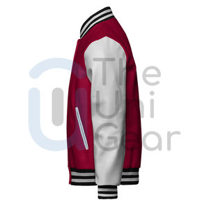 Nouveau personnalisé pour hommes Corps en laine Manches en cuir Vente en gros de haute qualité Letterman Varsity Jacket College Baseball Jacket pour hommes et femmes - Product Image 3