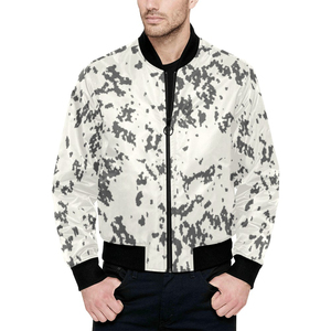 Chaqueta Bomber de alta calidad para hombre, lona de invierno, cuello con capucha, bordado de chenilla, parche universitario, Letterman de talla grande para hombre - Product Image 4