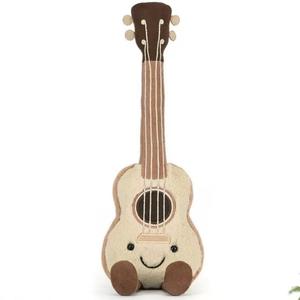 Nouvelle poupée en peluche interactive musicale éducative JC, ukulélé en coton, jouet unisexe parent-enfant, produit en stock - Product Image 6