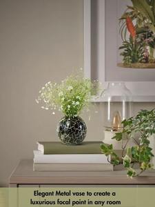 แจกันและกระถางต้นไม้ทำจากโลหะเคลือบเคลือบเคลือบสารเคลือบเงาอุปกรณ์ตกแต่งบ้าน - Product Image 6