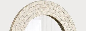 Espejo de pared con Incrustaciones de nácar de lujo hecho a mano, acento de pared de diseñador para interiores contemporáneos - Product Image 6