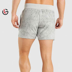 Pantalones cortos deportivos de algodón 100% personalizados para hombre, pantalones cortos para correr informales con patrón sólido transpirable de secado rápido de Pakistán a bajo precio - Product Image 2