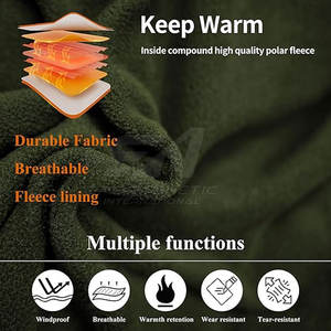 Chaqueta Táctica Resistente con Múltiples Bolsillos, Puños Ajustables y Hombros Reforzados para Uso en Exteriores - Product Image 6