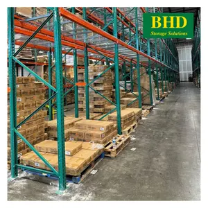 BHD Vietnam çelik amerikan standart tarafından delikli palet raf raf üzerinde büyük anlaşma depoda Forklift için uygun yapılmış