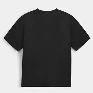 เสื้อยืดโชว์ไหล่สำหรับผู้ชายผ้าคอตตอนขนาดใหญ่แขนสั้นสีดำแห้งเร็วสั่ง100% ได้ตามต้องการ - Product Image 6