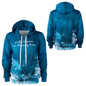 Sudadera con capucha de gran tamaño para hombre de diseño personalizado, ropa de calle informal con estampado de hojaldre bordado, Sudadera con capucha y logotipo de moda de invierno - Product Image 4