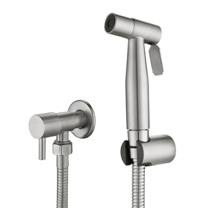 Kit de rociador de pañales de tela de mano con control de presión ajustable, juego de rociador de bidé <span class=keywords><strong>para</strong></span> Baño - Product Image 1