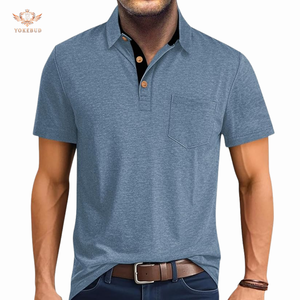 Hombres Casual para Polos Calidad Premium 100% Algodón Secado rápido Cuello Camiseta Manga Corta Venta al por mayor Bangladesh - Product Image 2