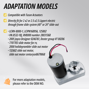 Motor Deslizante para RV Vypart 132682 18:1 para Sistemas Lippert Through Frame - Product Image 6