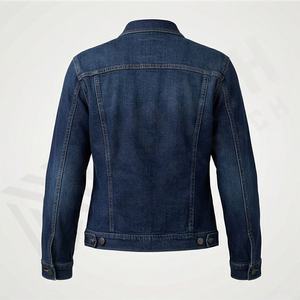 Veste en jean pour femme d'hiver, coton respirant, écologique, style décontracté, qualité supérieure, jean court, manches longues, couleur personnalisée - Product Image 2