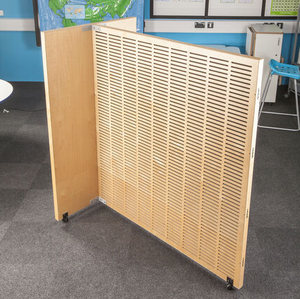 Divisores de Habitaciones Móviles de Madera con Pizarra Blanca (Parte Trasera Acústica) - Product Image 1