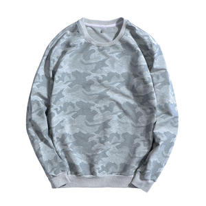 Sweat-shirt à col rond 100% coton pour hommes de haute qualité sweats d'hiver à motif solide brodé imprimé personnalisé - Product Image 6