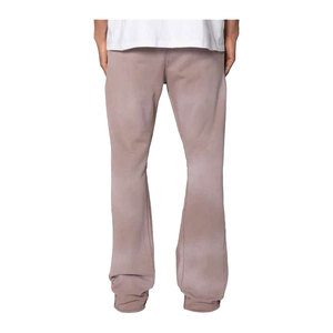 Pantalones de chándal holgados de alta calidad Unisex de diseño único, pantalones de chándal acampanados informales gruesos, servicio OEM - Product Image 6