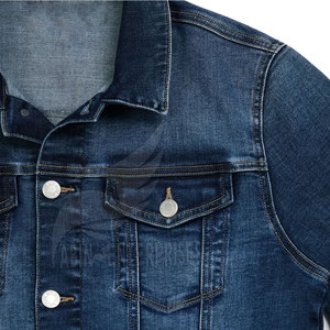 Chaqueta de Mezclilla Estilo Urbano para Hombre, Invierno 2025, Personalizada, Casual, de Alta Calidad, Transpirable, con Cuello Mao, Gruesa, de Algodón - Product Image 5