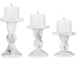 Lot de 3 décorations de mariage modernes en métal fabriquées à la main, taille personnalisée, chauffe-plat de noël, chandeliers votifs, support en carton emballé - Product Image 2