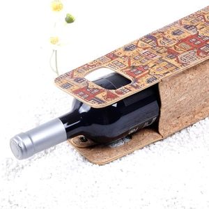 กระเป๋าโท้ทใส่ไวน์ปอกระเจานำกลับมาใช้ใหม่ได้มีซิปปิดขนาดมือจับที่กำหนดเองได้สำหรับของขวัญเบียร์แชมเปญ - Product Image 5