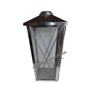 Lanternes à bougies décoratives en acier inoxydable de la meilleure qualité les plus vendues pour la décoration d'événements extérieurs intérieurs et de mariages - Product Image 3