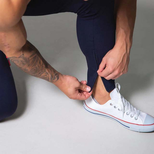 Pantalones de Vestir para Hombre Azul Marino, los Más Vendidos al por Mayor, de Algodón Transpirable, Hechos a Medida OEM de Alta Calidad - Product Image 5