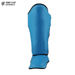 Protectores de Espinilla y Empeine de MMA Personalizados al por Mayor, Protectores de Espinilla de Kick Boxing Hechos de PU y Cuero para Protección, Diseña el Tuyo - Product Image 6