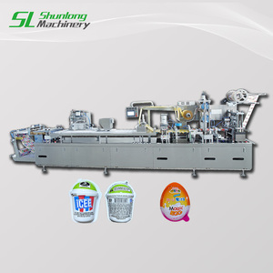 Máquina Automática para Empacar Huevos <span class=keywords><strong>Kinder</strong></span> <span class=keywords><strong>Joy</strong></span> en Blister SL-480D | Máquina Combinada para Rellenar, Sellar y Cortar Chocolate, Galletas, Frijoles y Juguetes para Fábrica - Product Image 1