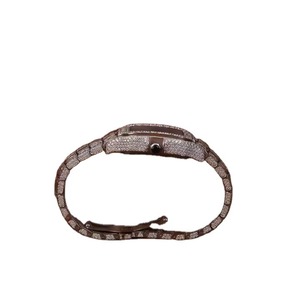 นาฬิกาฮิปฮอปหรูหราคุณภาพส่งออก หน้าปัดสี่เหลี่ยมประดับเพชรเต็มหน้าปัด สีโรสโกลด์ เหมาะสำหรับงานปาร์ตี้และแฟชั่น มีจำหน่ายในราคาที่ดีที่สุด - Product Image 4