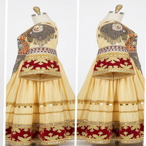 Vestido Afgano Kuchi de Alta Calidad, Hecho a Mano, de Chifón, Largo hasta el Suelo, con Diseño Tribal, para Mujer, Atuendo Cultural Tradicional - Product Image 4